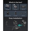 COOAU 2.5K Dual Dash Cam, Built-in GPS & Wi-Fi, 1440P
