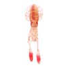 WOWOWO Sea Fishing Bionic Squid Bait with Ear-Thin Fins Soft