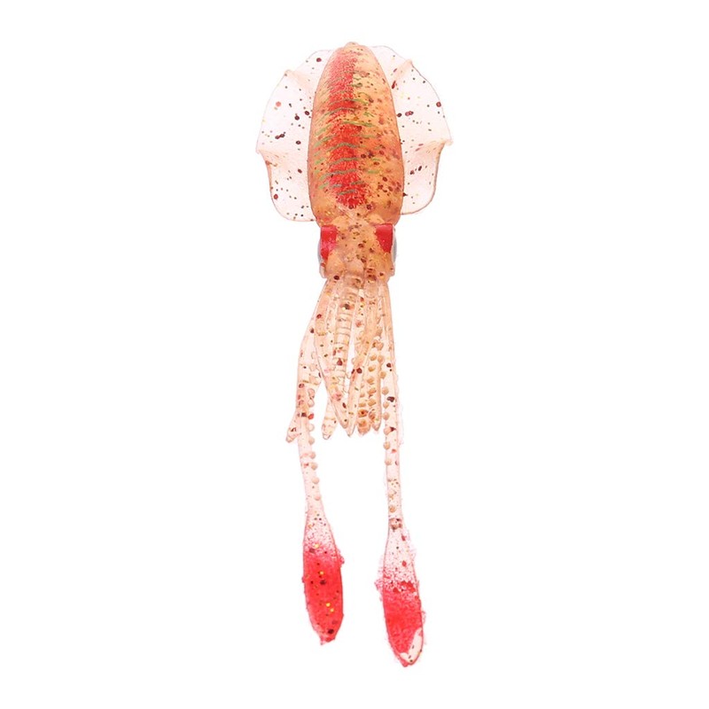 WOWOWO Sea Fishing Bionic Squid Bait with Ear-Thin Fins Soft