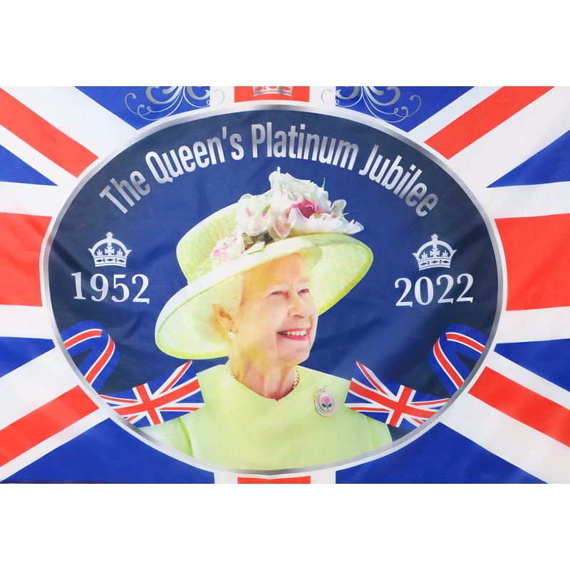 Toyland® 5ft x 3ft (150cm x 91cm) Queens Platinum Jubilee