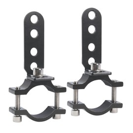 ANGU-OFFROAD Clamp Motorcycle Light Bracket Fit 0.7" to 2.05" Roll Cage,Adjustable Motorcycle Bicycle Mount Bracket Car Bull Bar Holder Clamp Offroad Tube Clamps Mounting Brackets for LED Work Lights