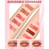 Hydrating Shimmer Lipstick,Moisturizing Jelly Lip Gloss,Shine Dew Nude Lipstick Pen,