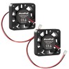 2-Pack 40mm x 10mm DC 12V Brushless Cooling Fan, 4010