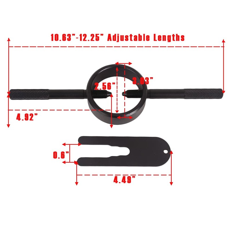 OldBones Universal Motorcycle Fork Spring Compressor Tool Kit Suspension Fork