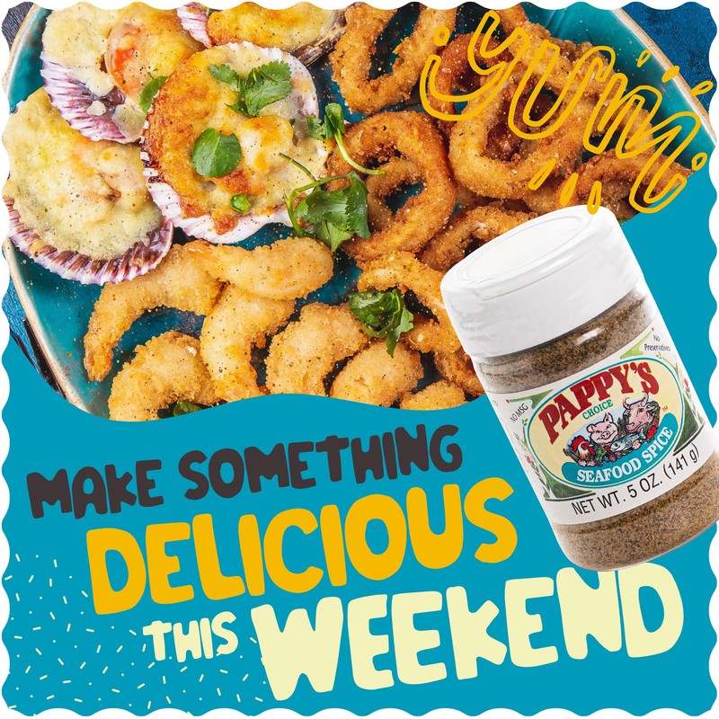 Pappy's Seasonings (Seafood Spice, 5oz)