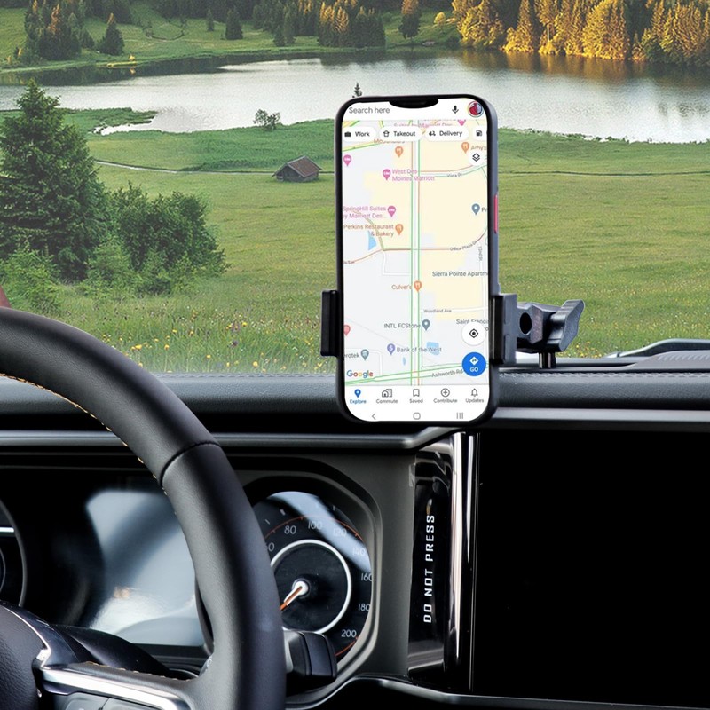 West-xingzhe Dash Teléfono de Montaje para Jeep Wrangler JL 2024