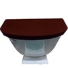 Madeals Toilet Tank Lid Cover Fabric Cover for A Lid