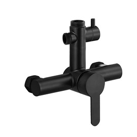 gotonovo SUS304 Stainless Steel Main Valve Body Suitable for Outdoor Shower Fixture, Two Function Single Handle, Matte Black