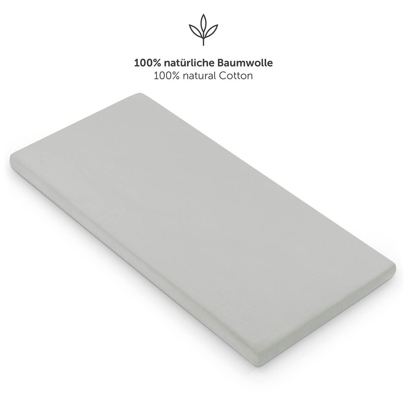 Laleni Premium fitted sheets for baby bed, breathable, 100% cotton