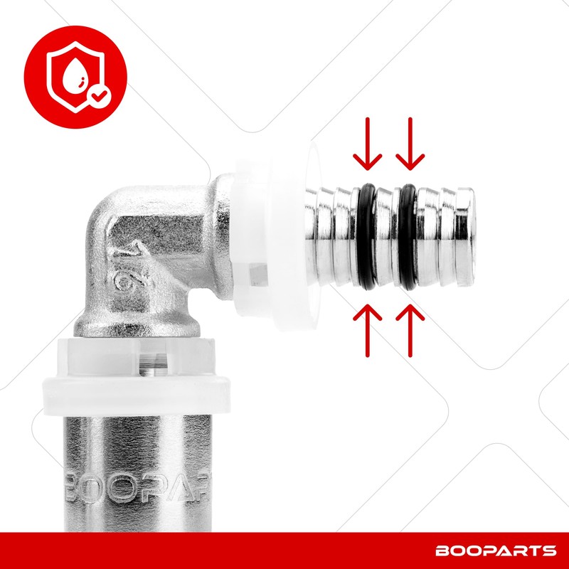 BOOPARTS Multilayer Fitting 16-16 on Crimping Contour TH - Multilayer