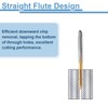 sourcing map 3pcs Straight Flute Thread Tap, M4 x 0.7