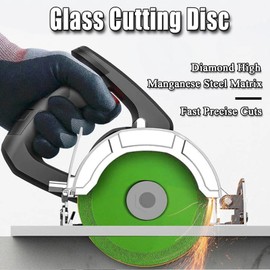3Pack Rock Slab Grinding Disc,Glass Cutting Disc for Angle Grinder,4" X 7/8” Tile Cutter Blade,for Wet and Dry Cutting of Stone,Jade,Wine Bottles,Etc