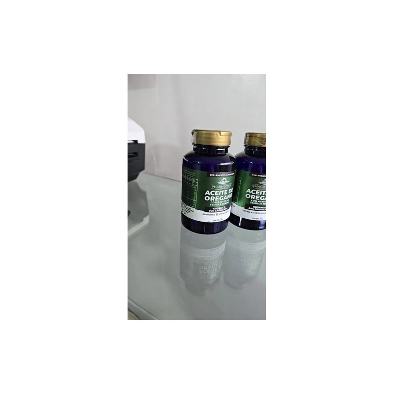 Suplemento Alimenticio De Aceite De Oregano 60 Caps