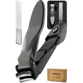 [Lightly Cut Nail Clipper] [New Idea, Shatterproof] Nail Sharpener with Case, Portable, Made in Japan, Stainless Steel, Popular U.M.asikabi Gift, Present, Men's