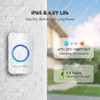 TECKNET Wireless Doorbell, Door Bell 0-120dB, 1300 ft Wireless Range,