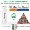 KAMCY Household Batteries - 1100mAh AAA Rechargeable Batteries 1.2V Ni-MH