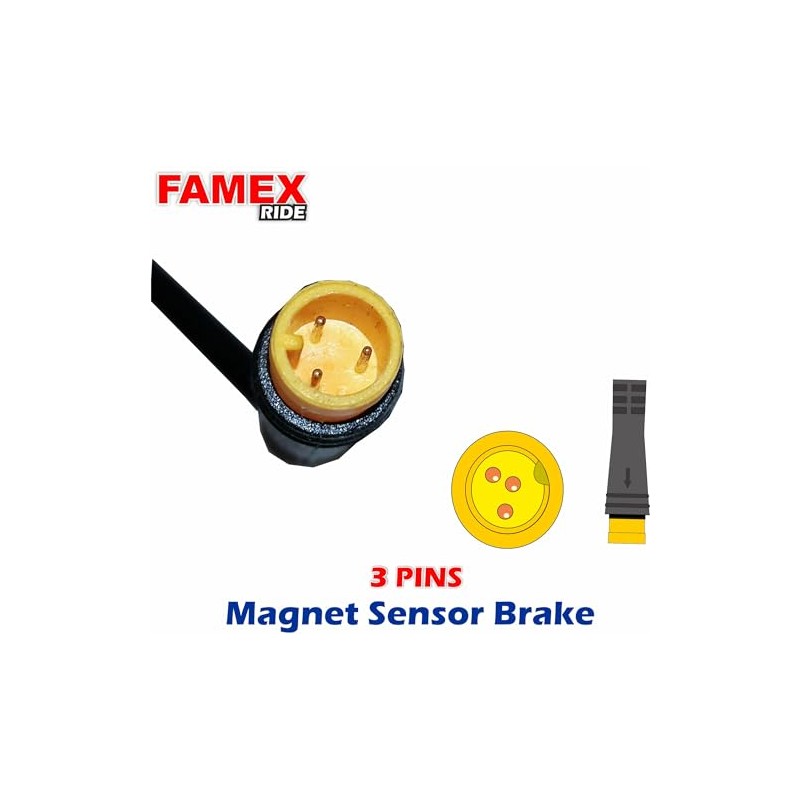 FAMEX RIDE® 3 pins Brake Sensor Magnet Electric Bicycle Hydraulic