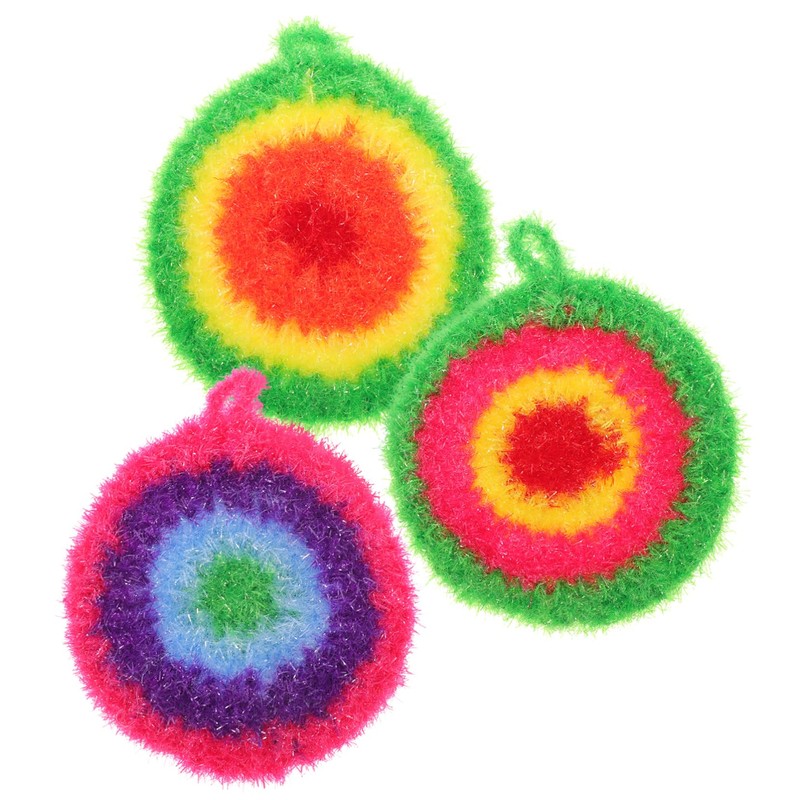 VILLFUL Dish Scrubbers Set Pot Scrubbers for Kitchen Non Scratch