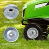 2 Pcs 11x4.00-5 Flat Free Solid Smooth Tread Tire on