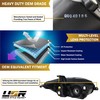DEPO UPGRADE Black Replacement Front Headlights (Left + Right) Compatible