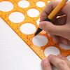 NHQZ NHQ Circle Stencil for Drawing, 2 Pieces Drawing Stencils,