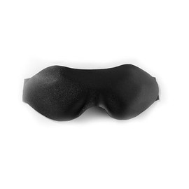 Eye Mask Blackout for Men Women: Lightweight 3D Contoured Sleep Mask for Lash Extensions - Adjustable Strap Washable Zero Pressure - Perfect for Side Sleepers Airplane Travel Yoga (Ink Black)