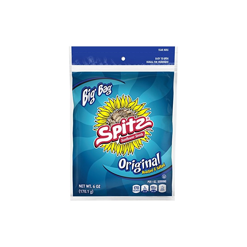 Spitz Sunflower Seeds, Salted, 6 oz