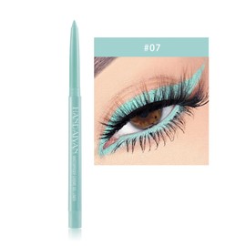 Coloured Eyeliner Pencils, Long-Lasting Waterproof Eye Liners for Makeup Tool, Eyeliner (Light Green)