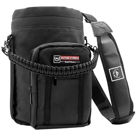 NATURE PIONEOR Insulated Water Bottle Holder with Shoulder Strap for One Gallon 128OZ Sports Water Jugs Bottles Sling, Carrier/Pouch Sleeve for Outdoor Camping, Hiking,Gym
