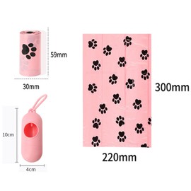 Biodegradable Dog Waste Bags with Dispenser - 10 Rolls x15 Bags (150 Total) | Eco-Friendly Pet Poo Bags for Dog | Leak-Proof & Scented | Green & Pink Options