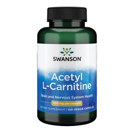 Acetyl L-Carnitine 500 mg 100 Caps by Swanson Premium