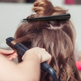 Hair Clips, Duckar, Professional Hair Clips, Beak Clips, Large Bangs, Bangs, Clips, Haircuts, Hair Clips, Salons, Hair Accessories, Commercial Clips, Set of 8 (Black)