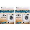Handy Housewares 4pc Heavy Duty Clothes Washer & Dryer Anti-Vibration
