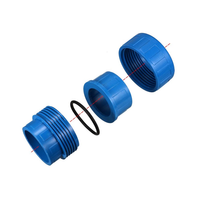 uxcell 40mm X 40mm PVC Pipe Fitting Union Solvent Socket