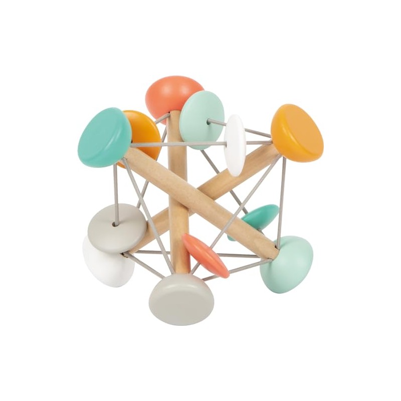 Small Foot Colourful Wooden Motor Skills Toy, Grabbing Toy for