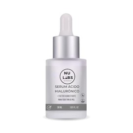 Nu Labs Serum Facial cido Hialurnico 30ml  Hidratante Profundo  Factor Humectante  Efecto Glow  Mejora Elasticidad  Piel Suave y Radiante  Todo Tipo  