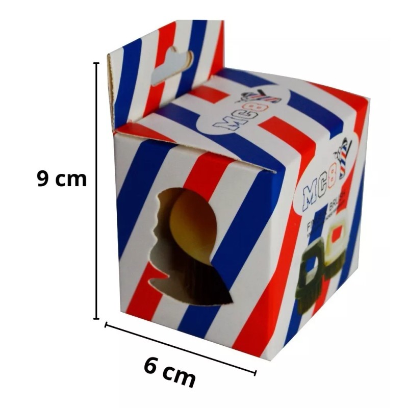 MC8 Cepillo De Barba Con Agarradera De Barberia Mc8 Beige