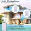 KCMYTONER 3 Set Wireless Smart Doorbell 433mhz Doorbell Best Long