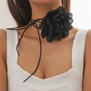Flower Choker Bohemian Flower Rose Choker Necklace Flower Necklaces for