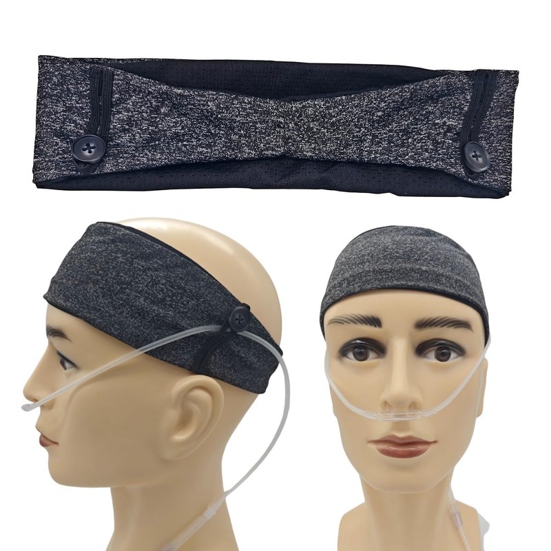 Comfortable Oxygen Nasal Cannula Ear Protector Cannula Headband Hairband for