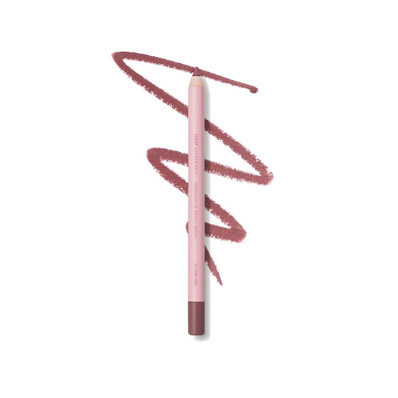 Mar Cosmetics Delineador De Labios Encerado Pink Mist con Sacapuntas
