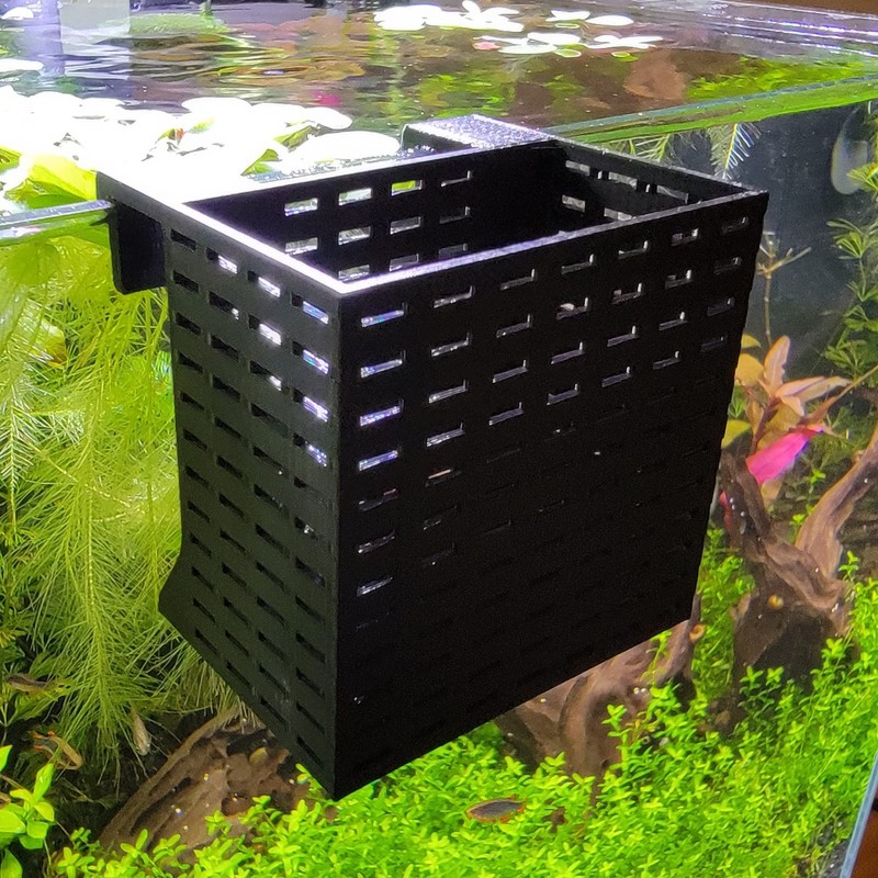 Fishkeeping3D Hanging Planter for Aquarium Emersed Plants Aquatic Plant Pot
