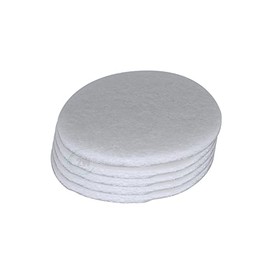 2W Sanding fleece disc diameter 150 mm with Velcro fastener (white - P4000)