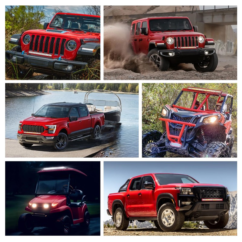 Nilight LED Light Bar 33Inch Triple Row Spot Flood Combo