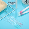 Maitys 180 Pcs Earrings Hole Cleaner, Piercing Cleaner Floss, Rose