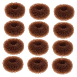 FOMIYES 12pcs Small Hair Donut Bun Makers for Ballet and Daily Styling Gentle Safe Hair Accessories for Women Charming Polished Look