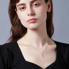 CUPENDA Viking Compass Necklace Sterling Silver Celtic Knots Viking Horn Pendant Necklace Norse Jewellery Gifts for Women Men