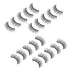 FRCOLOR 50 Pairs Fake Eyelashes Fluffy False Eyelashes Cat Eye