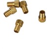 2Pcs Gold Presta Valve Adaptors, Convert Presta to Schrader Adapter