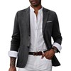 PaulJones Men's Sporty 2 Button Regular Fit Suit Jacket with